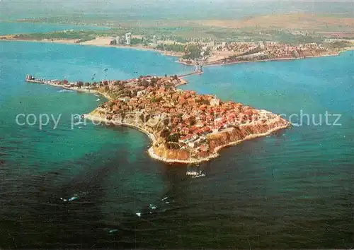 AK / Ansichtskarte Nessebar_Nessebyr_Nessebre Fliegeraufnahme 