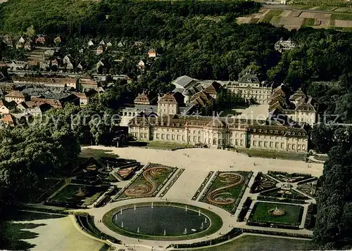 AK / Ansichtskarte Ludwigsburg__Wuerttemberg Residenzschloss Ludwigsburg Fliegeraufnahme 