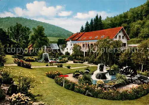 AK / Ansichtskarte Riedener_Muehlen Hotel Haus Hubertus Garten Riedener_Muehlen