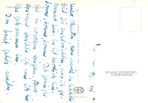 AK / Ansichtskarte Brienz_BE Chalet typique sur le Lac de Brienz Brienz_BE