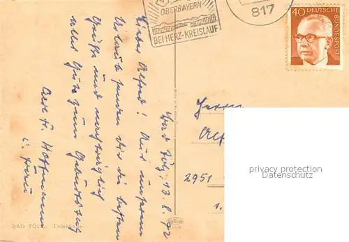 AK / Ansichtskarte Bad_Toelz Trinkhalle Bad_Toelz