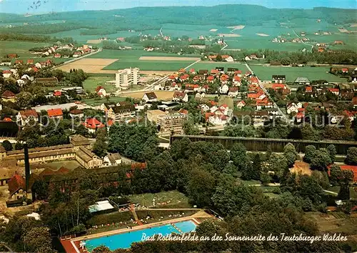 AK / Ansichtskarte Bad_Rothenfelde Freibad Gradierwerk Teutoburger Wald Bad_Rothenfelde