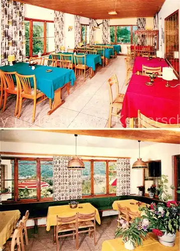 AK / Ansichtskarte Loef_Mosel Restaurant Kraehennest Gastraeume Loef_Mosel