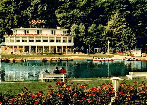 AK / Ansichtskarte Nassau_Lahn Hotel Cafe Lahnbastei Nassau_Lahn