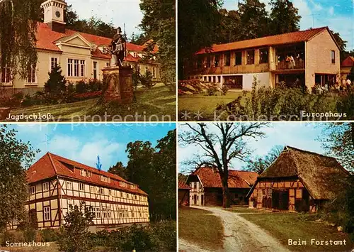 AK / Ansichtskarte Goehrde Jagdschloss Goehrde Europahaus Sommerhaus Beim Forstamt Goehrde