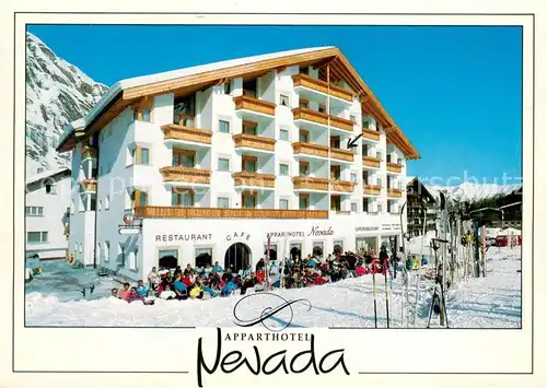 AK / Ansichtskarte Samnaun_Dorf Apparthotel Nevada Samnaun Dorf
