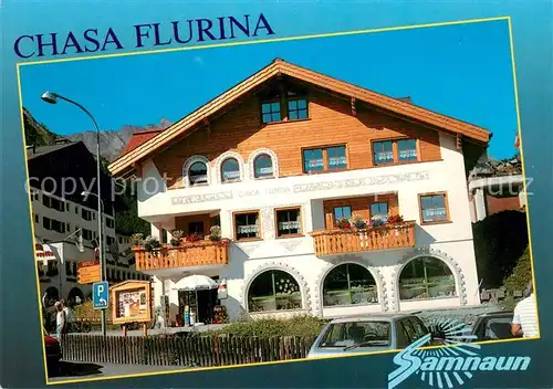 AK / Ansichtskarte Samnaun_Dorf Chasa Flurina Samnaun Dorf