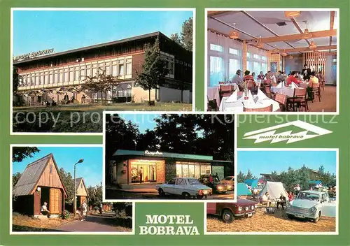 AK / Ansichtskarte Modrice Motel Bobrava Gaststube Bungalows Restaurant Camping Modrice