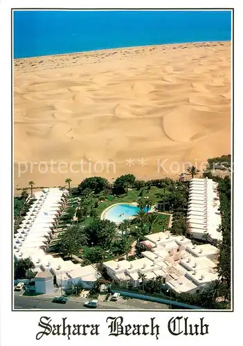AK / Ansichtskarte Playa_del_Ingles Bungalows Sahara Beach Club Fliegeraufnahme Playa_del_Ingles