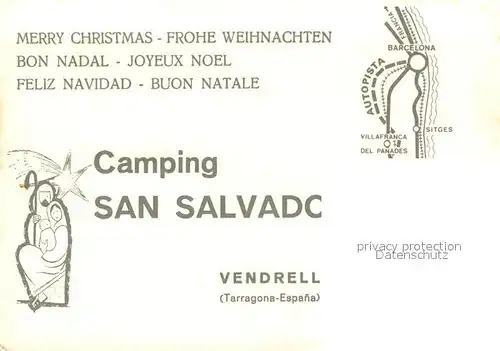 AK / Ansichtskarte Vendrell Camping San Salvador Details Vendrell