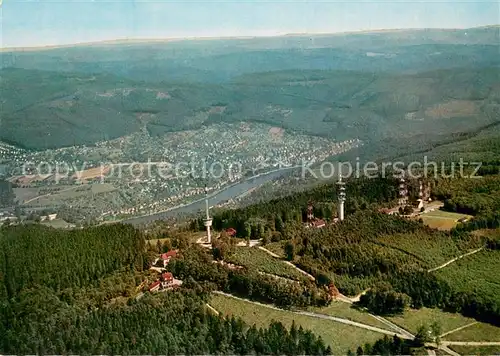 AK / Ansichtskarte Heidelberg_Neckar Koenigstuhl Fliegeraufnahme Heidelberg Neckar