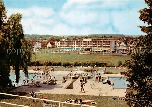 AK / Ansichtskarte Bad_Rappenau Kraichgau Sanatorium Freibad Bad_Rappenau