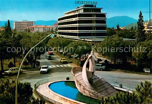 AK / Ansichtskarte Abano_Terme Hotel Denkmal Cristoforo Colombo Abano Terme