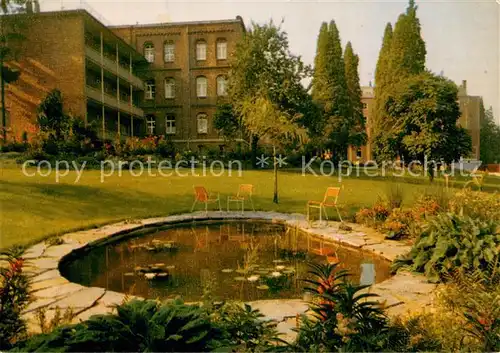 AK / Ansichtskarte Arenberg_Koblenz Kneipp Sanatorium Marianum der Dominikanerinnen Parkanlagen Teich Arenberg_Koblenz