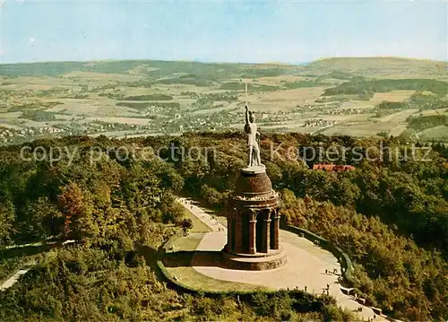 AK / Ansichtskarte Teutoburgerwald Hermannsdenkmal Fliegeraufnahme Teutoburgerwald