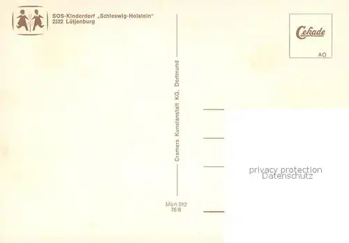 AK / Ansichtskarte Luetjenburg_Holstein SOS Kinderdorf Schleswig Holstein Luetjenburg_Holstein