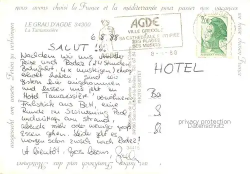 AK / Ansichtskarte Le_Grau_d_Agde Vue aerienne Le_Grau_d_Agde