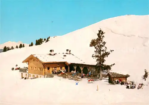 AK / Ansichtskarte Seiser_Alm_Dolomiten Huette Arnika Puflatsch 