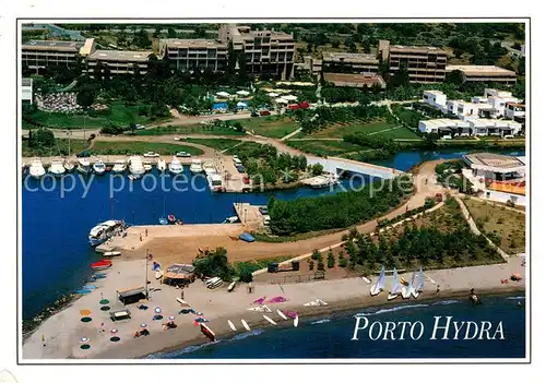 AK / Ansichtskarte Hydra_Hidra_Greece Porto Hydra Fliegeraufnahme 