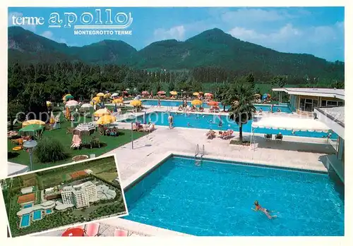 AK / Ansichtskarte Montegrotto_Terme Hotel Apollo Terme Fliegeraufnahme Montegrotto Terme