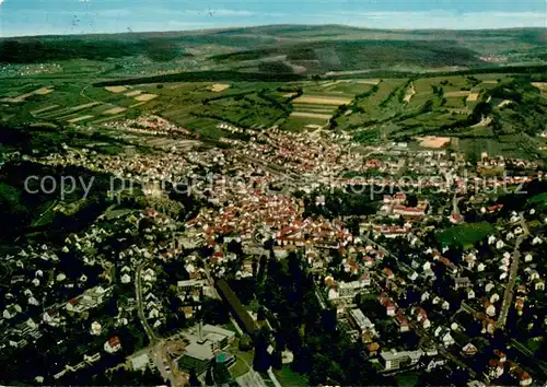 AK / Ansichtskarte Bad_Orb Martinushalle im Kurpark Fliegeraufnahme Bad_Orb