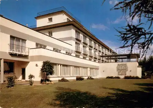 AK / Ansichtskarte Langensteinbach_Karlsbad Langensteinbacherhoehe Bibelkonferenzstaette Hauptbau Rueckseite Langensteinbach_Karlsbad