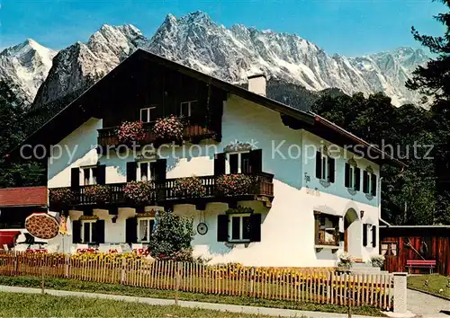 AK / Ansichtskarte Grainau Gaestehaus Pension Haus Wurzer Toni Alpen Huber Karte Nr 10.269 Grainau