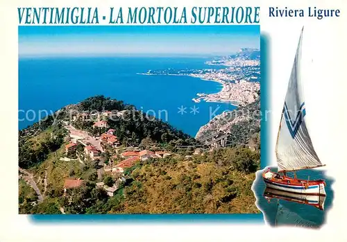 AK / Ansichtskarte Ventimiglia_Liguria Panorama sullo sfondo Mentone e Montecarlo 