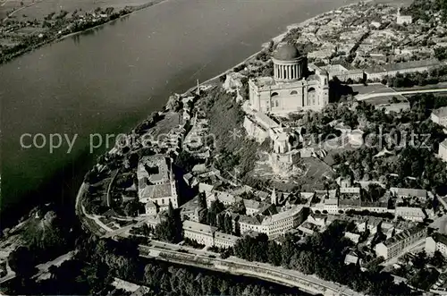 AK / Ansichtskarte Esztergom Fliegeraufnahme Esztergom