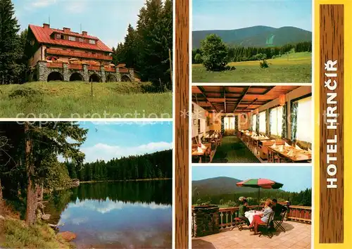 AK / Ansichtskarte Sumava_Czechia Spicak Hotel Hrncir Cerne jezero 