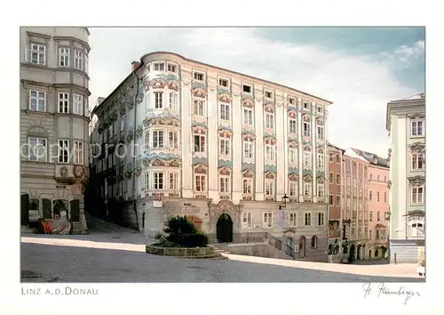 AK / Ansichtskarte Linz_Donau Altstadt Apothekerhaus Linz_Donau