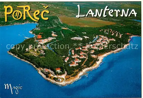 AK / Ansichtskarte Porec Lanterna Fliegeraufnahme Porec