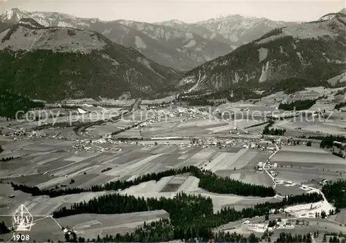 AK / Ansichtskarte Koessen_Tirol mit Kamenwand Blick vom Unterberg Lift Koessen Tirol