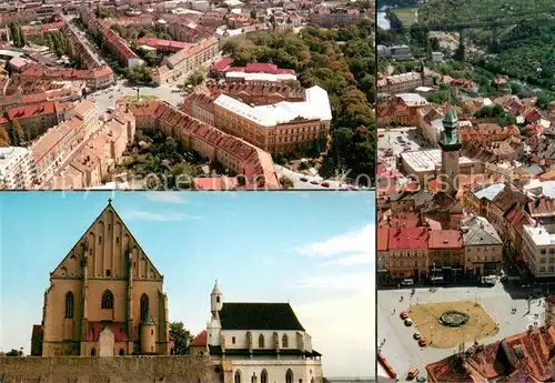 AK / Ansichtskarte Znojmo Fliegeraufnahmen Kirche Znojmo