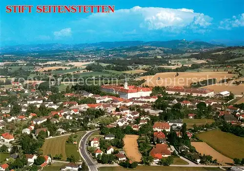 AK / Ansichtskarte Seitenstetten Fliegeraufnahme mit Benediktinerstift Seitenstetten