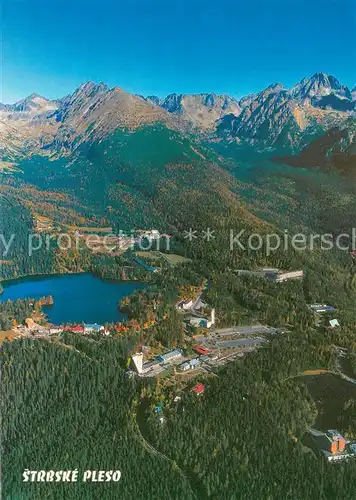 AK / Ansichtskarte Strbske_Pleso Fliegeraufnahme Strbske_Pleso