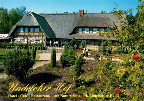 AK / Ansichtskarte Undeloh Hotel Cafe Restaurant Undeloher Hof  Undeloh