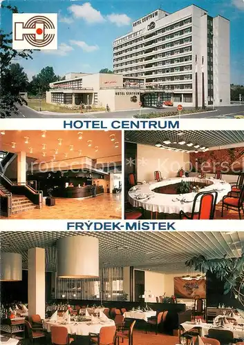 AK / Ansichtskarte Frydek Mistek Hotel Centrum Restaurant Empfangshalle Rezeption Frydek Mistek