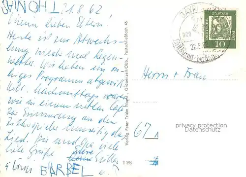 AK / Ansichtskarte Bayrischzell Lied von Martin Staudacher Noten Panorama Bayrischzell