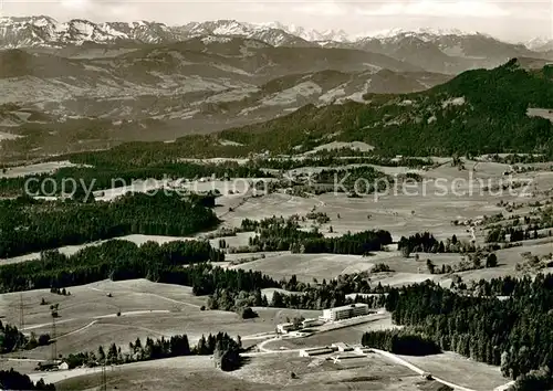 AK / Ansichtskarte Scheidegg_Allgaeu Jugendbildungs  und Freizeitheim der Deutschen Postgewerkschaft Alpenpanorama Scheidegg Allgaeu