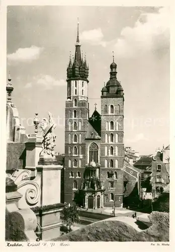AK / Ansichtskarte Krakow_Krakau Kosciol Kirche Krakow Krakau