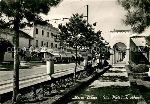 AK / Ansichtskarte Abano_Terme Via Pietro d Abano Abano Terme