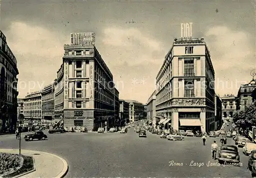 AK / Ansichtskarte Roma_Rom Largo Santa Susanna Roma_Rom