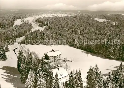 AK / Ansichtskarte Zuflucht Schmelzles Hoehenhotel Wintersportplatz im Schwarzwald Zuflucht