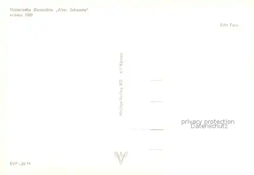 AK / Ansichtskarte Wismar_Mecklenburg Historische Gaststaette Alter Schwede 14. Jhdt. Wismar_Mecklenburg