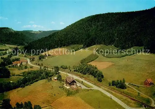 AK / Ansichtskarte Ehlenbogen Gasthof Pension Zum Adler Fliegeraufnahme Ehlenbogen