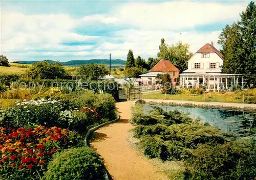 AK / Ansichtskarte Elfenborn_Rinteln Blumenparadies Elfenborn Konditorei und Cafe Max Wethmueller Elfenborn Rinteln