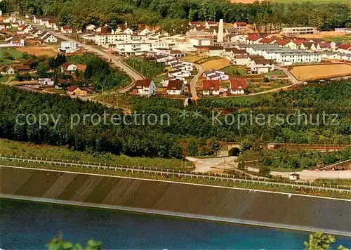 AK / Ansichtskarte Neu Listernohl Biggesee mit Staudamm Fliegeraufnahme Neu Listernohl