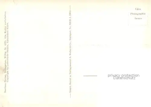 AK / Ansichtskarte Weingarten_Wuerttemberg Benediktiner Abtei Weingarten Wuerttemberg