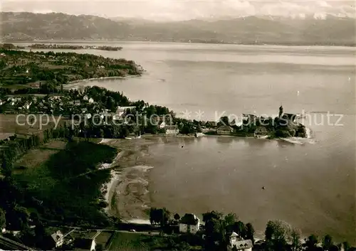 AK / Ansichtskarte Wasserburg_Bodensee Alpenblick Wasserburg Bodensee